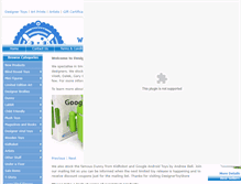 Tablet Screenshot of designertoystore.co.uk